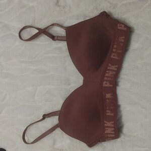 PINK by VS Wear everywhere Wireless lightly lined bra size 32A Purplish Pink